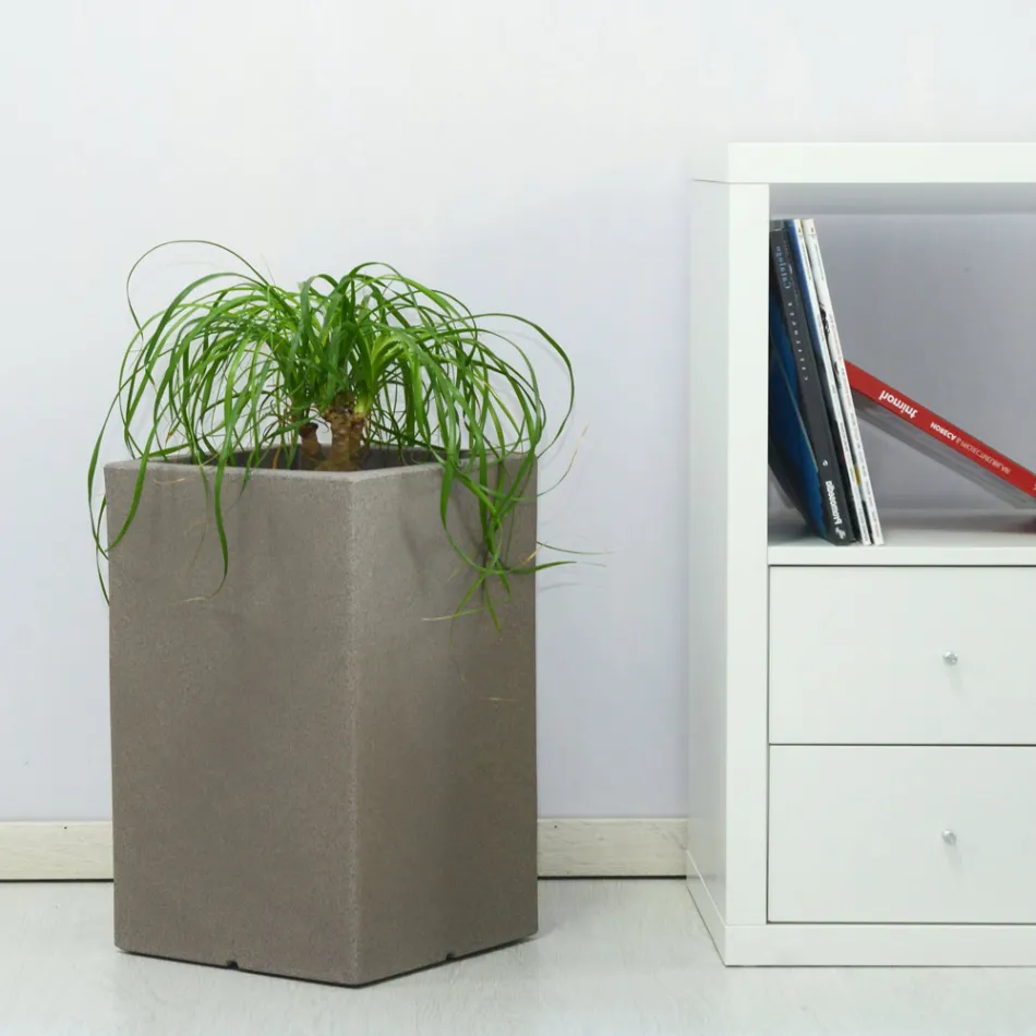 Garden Divider Kruka i färgad polyeten Tillverkad i Italien - Maddison Viadurini