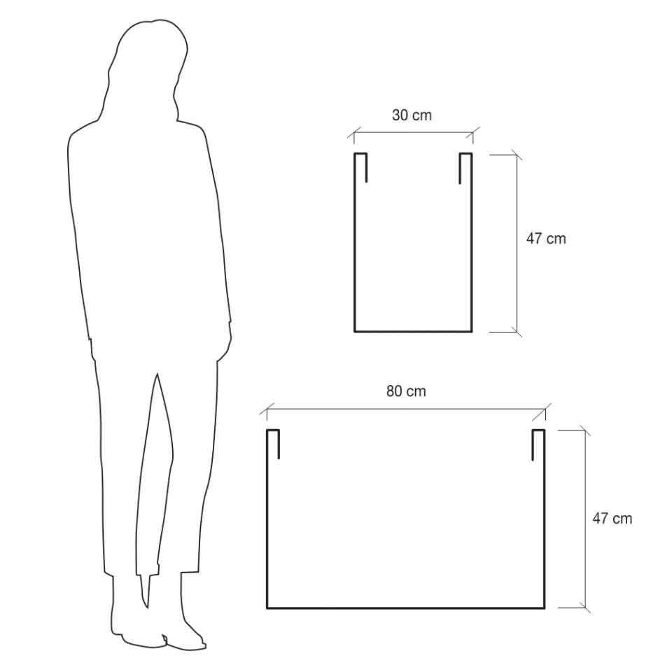 Garden Divider Kruka i färgad polyeten Tillverkad i Italien - Maddison Viadurini