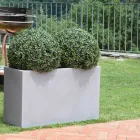 Garden Divider Kruka i färgad polyeten Tillverkad i Italien - Maddison Viadurini