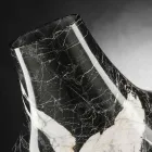 Elegant inomhusvas i vit och svart marmor Tillverkad i Italien - Original Viadurini