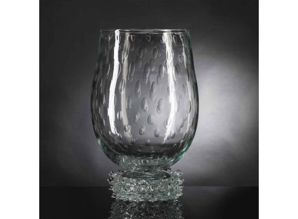 Elegant inomhusvas i Murano-glas Tillverkad i Italien - Copernicus Viadurini