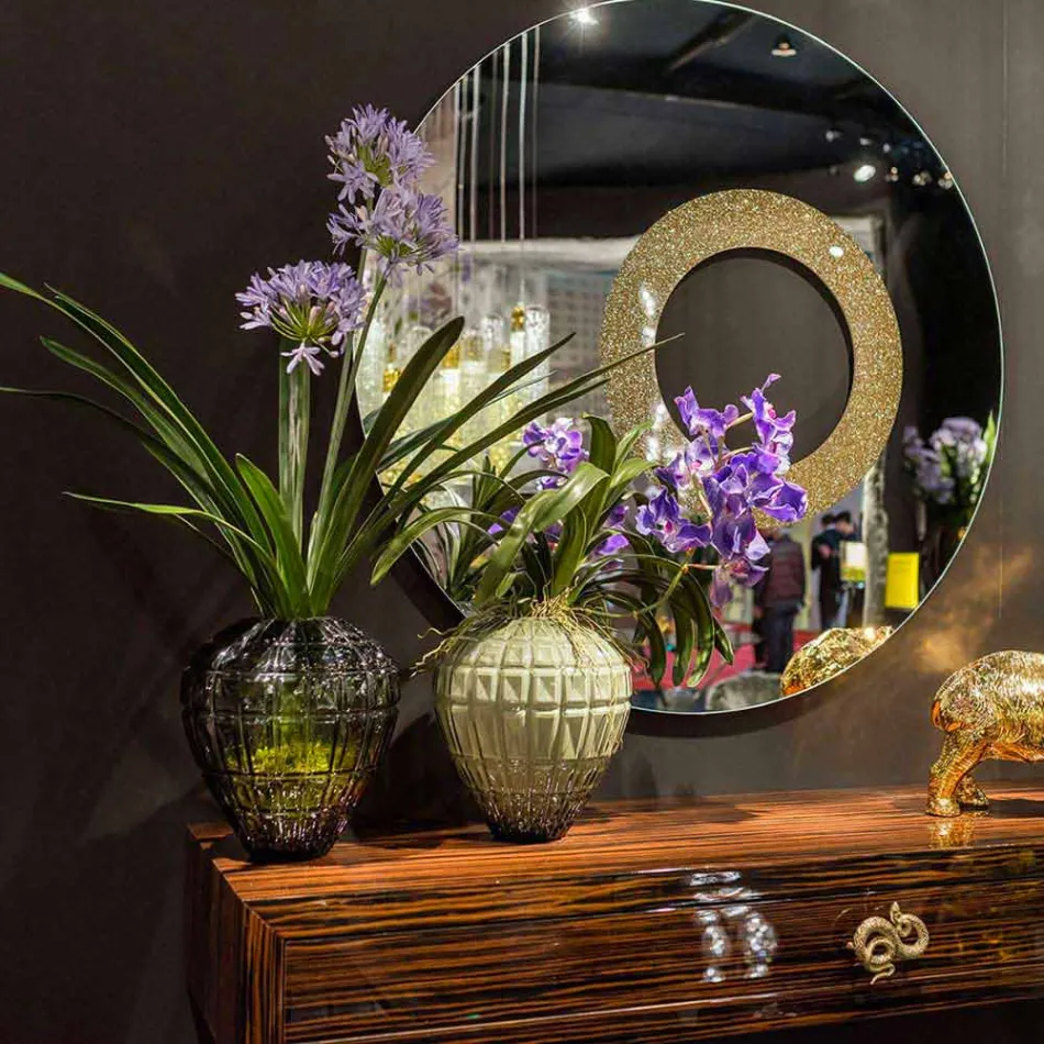 Elegant vas inomhusglas tillverkad i Italien - Clarabella Viadurini