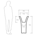 Trädgårdsblomkruka i färgad polyeten Tillverkad i Italien - Tremont Viadurini