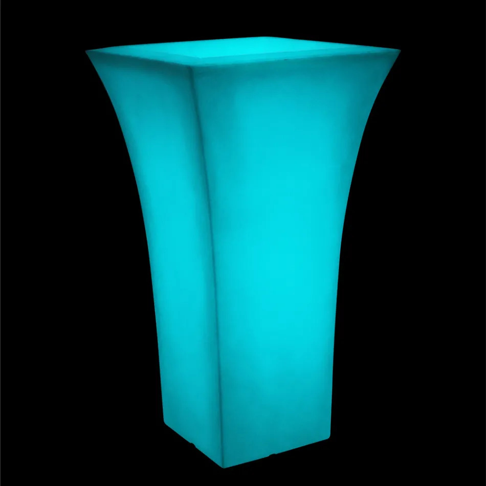 Trädgårdsblomkruka i färgad polyeten Tillverkad i Italien - Tremont Viadurini