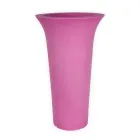 Rund trädgårdskruka i polyeten Tillverkad i Italien - Tremont Viadurini