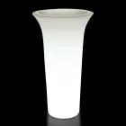 Rund trädgårdskruka i polyeten Tillverkad i Italien - Tremont Viadurini