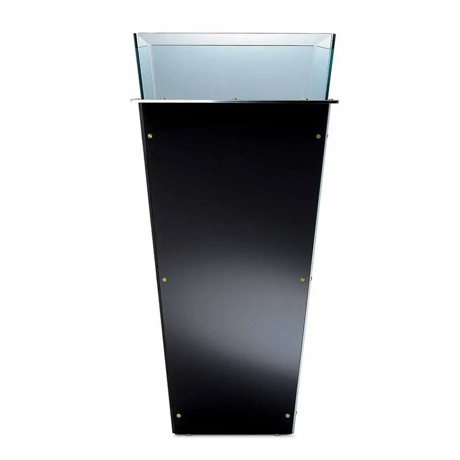 Fristående vas i glas och utbytbara paneler 3 mått - Ghenna Viadurini