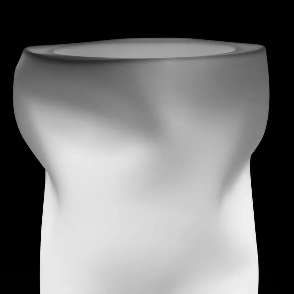 Ljus utomhusvas i ogenomskinlig polyeten tillverkad i Italien - stolt Viadurini