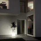 Ljus utomhusvas i ogenomskinlig polyeten tillverkad i Italien - stolt Viadurini