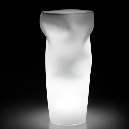 Ljus utomhusvas i ogenomskinlig polyeten tillverkad i Italien - stolt Viadurini