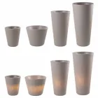 Ljus vas för exteriör och interiör, färgstark design i 3 dimensioner - Vasostar Viadurini