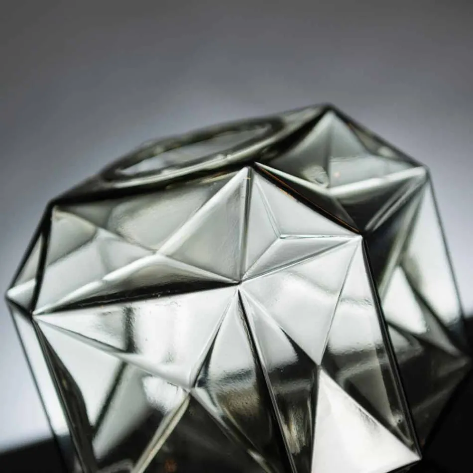 Modern inomhus glass vas som är handgjord i Italien - örn Viadurini