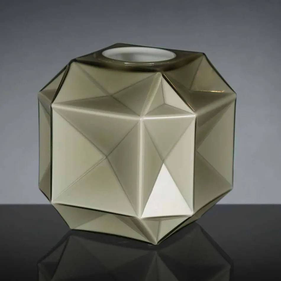 Modern inomhus glass vas som är handgjord i Italien - örn Viadurini