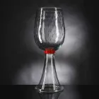 Modern genomskinlig blåst vas i Murano-glas tillverkad i Italien - Copernicus Viadurini