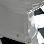 Klassisk design Monoblock vas i vit keramik tillverkad i Italien - Marwa Viadurini