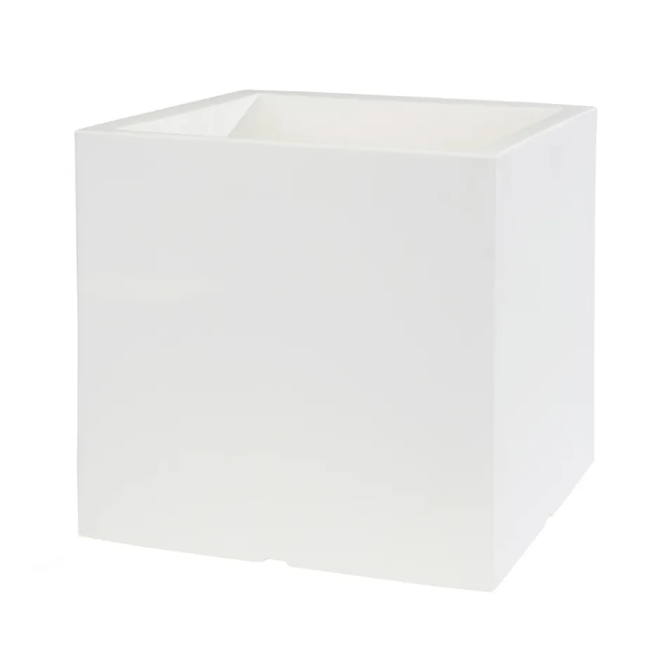 Kruka eller fyrkantig trädgårdsavdelare tre färger Made in Italy - Växter Viadurini