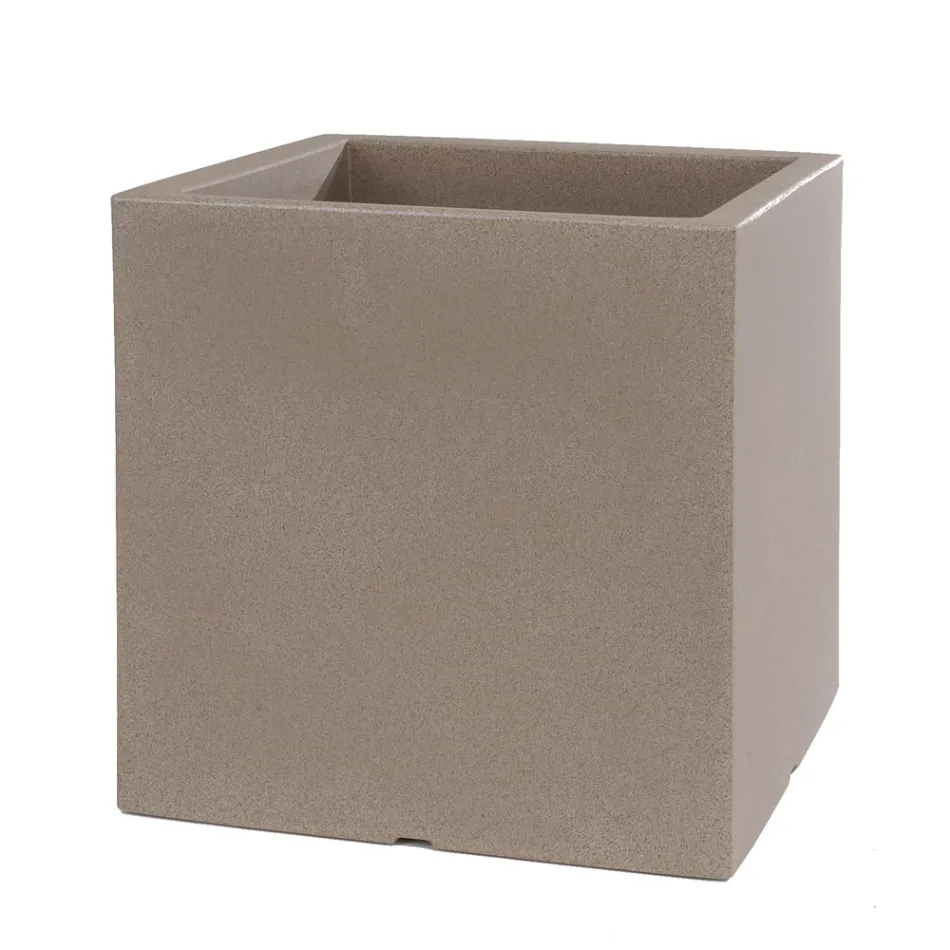 Kruka eller fyrkantig trädgårdsavdelare tre färger Made in Italy - Växter Viadurini