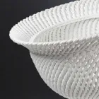 Inomhus dekorativ keramisk vas handgjord i Italien - Napoleon Viadurini