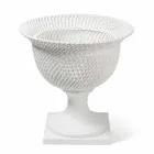 Inomhus dekorativ keramisk vas handgjord i Italien - Napoleon Viadurini