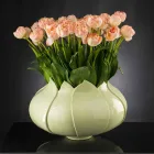 Modern dekorativ vas i färgad keramik handgjord i Italien - Onyx Viadurini