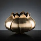 Modern dekorativ vas i färgad keramik handgjord i Italien - Onyx Viadurini