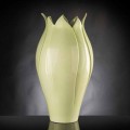 Modern dekorativ vas i färgad keramik handgjord i Italien - Onyx