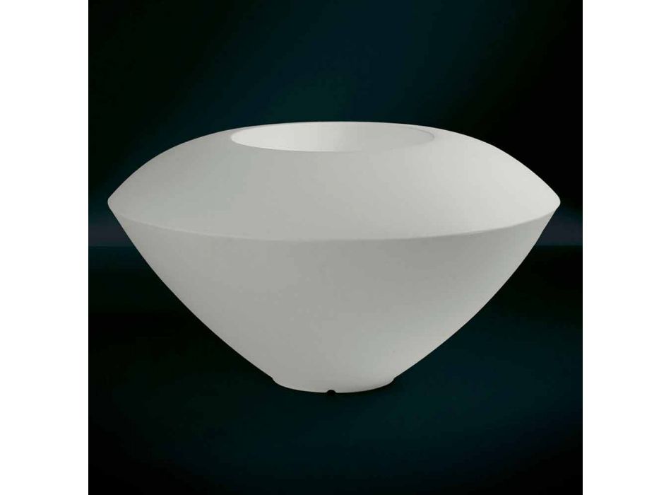 Modern dekorativ vas i färgad polyeten Tillverkad i Italien - timmer Viadurini