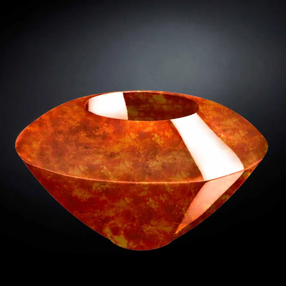 Modern dekorativ vas i färgad polyeten Tillverkad i Italien - timmer Viadurini