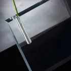 Modern genomskinlig plexiglasblomstervas i Italien - unik Viadurini