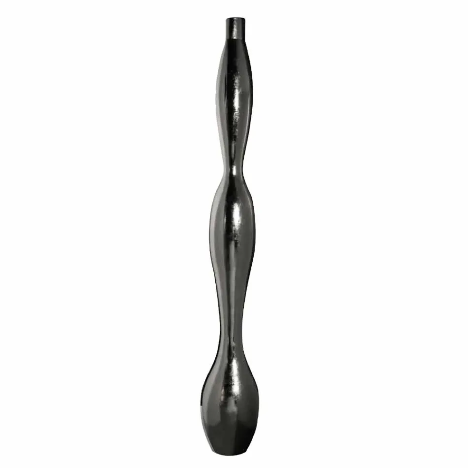 Inomhus vas i hartsguld eller silverblad finish Tillverkad i Italien - Quarto Viadurini