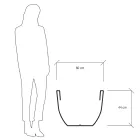 Fluorescerande vas för inomhus eller utomhus 3 dimensioner Made in Italy - Fluos Viadurini