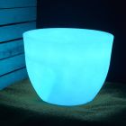 Fluorescerande vas för inomhus eller utomhus 3 dimensioner Made in Italy - Fluos Viadurini