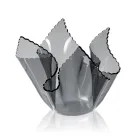 Återvinningsbar, draperad färgad plexiglasvas 2 delar 2 storlekar - Gabria Viadurini