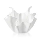 Återvinningsbar, draperad färgad plexiglasvas 2 delar 2 storlekar - Gabria Viadurini