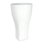 Rund färgad trädgårdskruka i polyeten Tillverkad i Italien - Tremont Viadurini