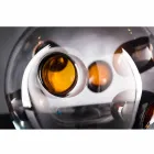 Rund inomhusvas i blåst Murano-glas Tillverkad i Italien - Kimo Viadurini