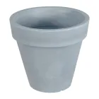 Rund färgad trädgårdsvas eller med belysning Made in Italy - Avanas Viadurini