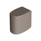 Golvstående toalettstol i keramik i olika färger, tillverkad i Italien - Flicka Viadurini