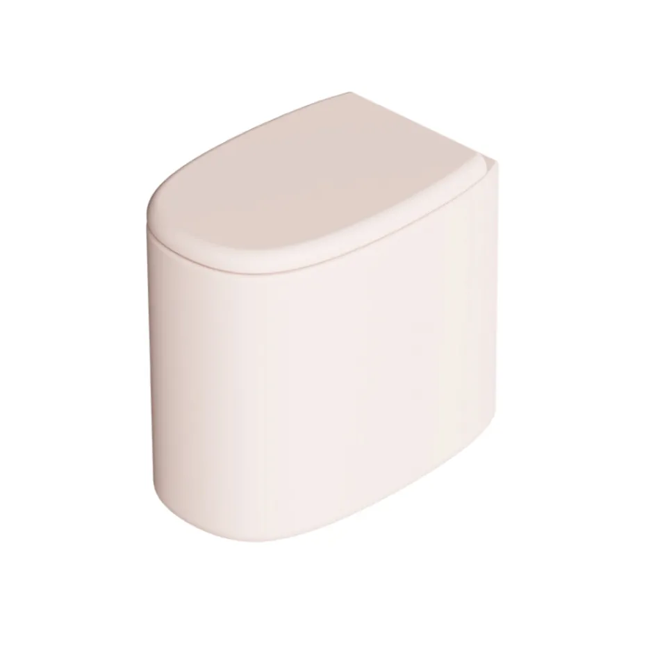 Golvstående toalettstol i keramik i olika färger, tillverkad i Italien - Flicka Viadurini