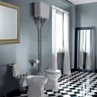 Keramisk golvvase med kassett tillverkad i Italien - Marwa Viadurini