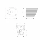 Vit eller färgad keramisk vas med Trabia Design Viadurini