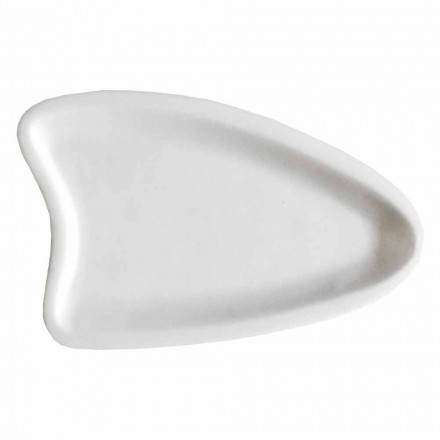 Handgjord köksbricka i vit Carrara-marmor Tillverkad i Italien - Portos Viadurini