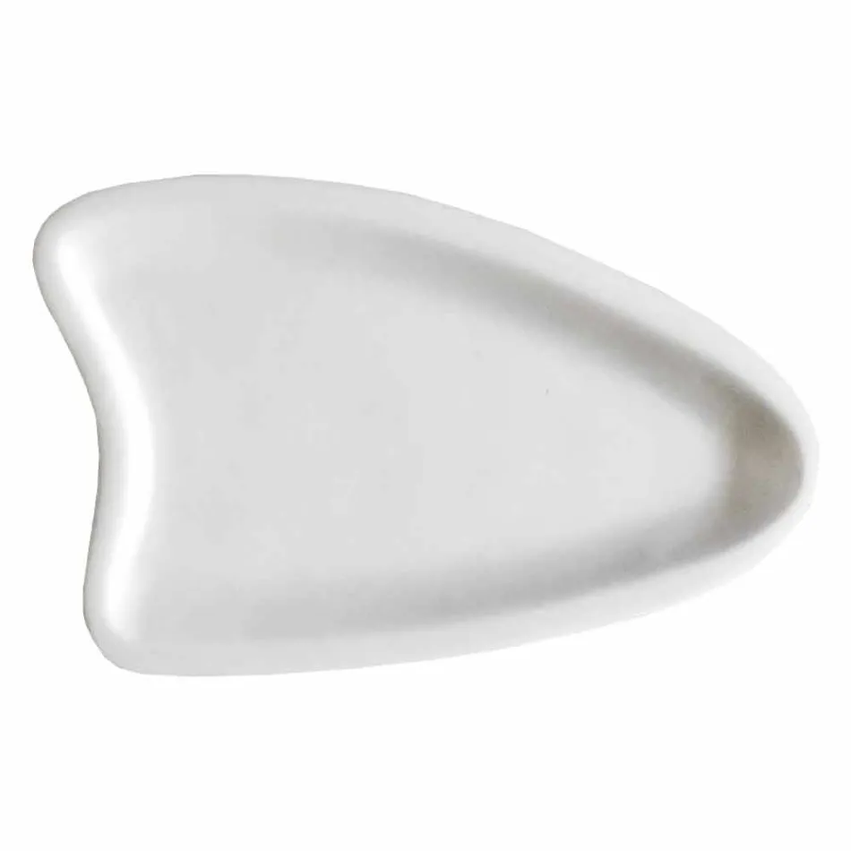 Handgjord köksbricka i vit Carrara-marmor Tillverkad i Italien - Portos Viadurini