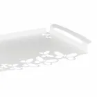 Serveringsbricka i vitt, beige eller elfenben, tillverkat i Italien - Leiden Viadurini