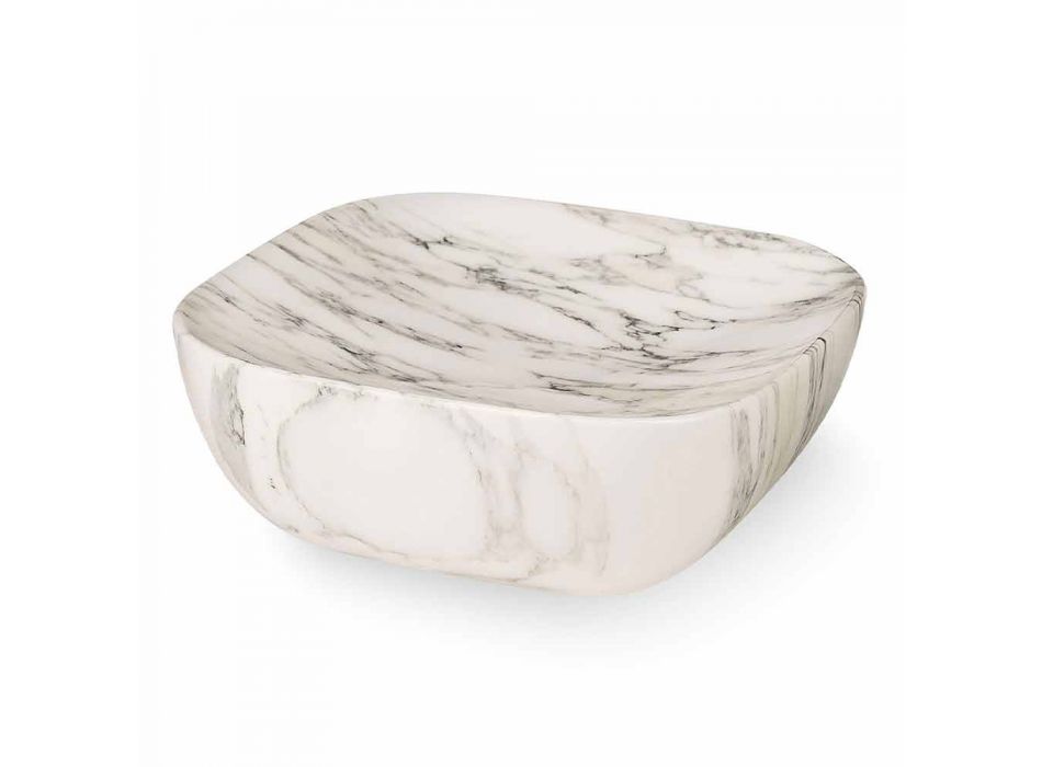 Designbricka i Arabescato Vit Carrara Marmor Tillverkad i Italien - Rock Viadurini