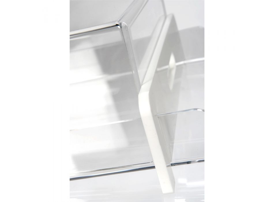Transparent plexiglasbricka Original italiensk design 3 storlekar - Faucio Viadurini