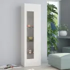 Design Vardagsrum Vitrinskåp i vitt, antracit eller betong - Suzana Viadurini