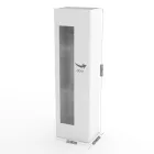 Design Vardagsrum Vitrinskåp i vitt, antracit eller betong - Suzana Viadurini