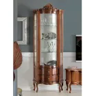 Vitrinskåp i vardagsrummet 1 dörr och 2 trälådor Tillverkad i Italien - Leonor Viadurini