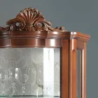 Vitrinskåp i vardagsrummet 1 dörr och 2 trälådor Tillverkad i Italien - Leonor Viadurini